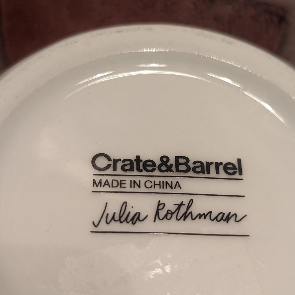 Crate& Barrel Christmas trees bowl - Picture 5 of 6